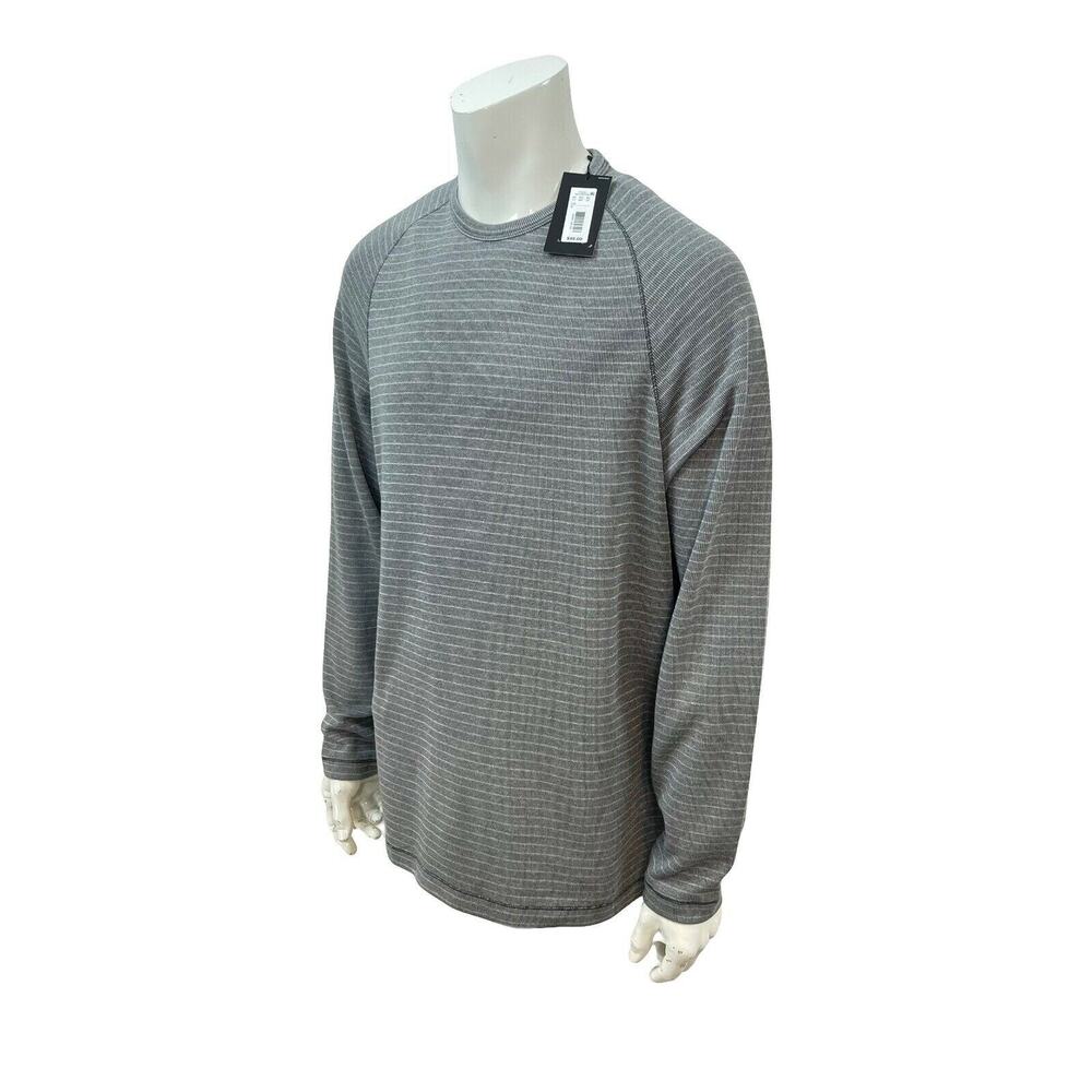 Solaris Long Sleeve Heather Ribbed Crew Neck Sweater Mens XL New